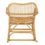 Voir la diapositive 4 : Paris Prix Fauteuil à Bascule en Rotin  Winand  87cm Naturel