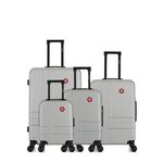 SWISS KOPPER SWISS KOPPER - LOT DE 4 - Valises grand format, weekend, cabine et cabine XXS USTER. Coloris disponibles : Gris, Noir, Orange, Vert, Bleu