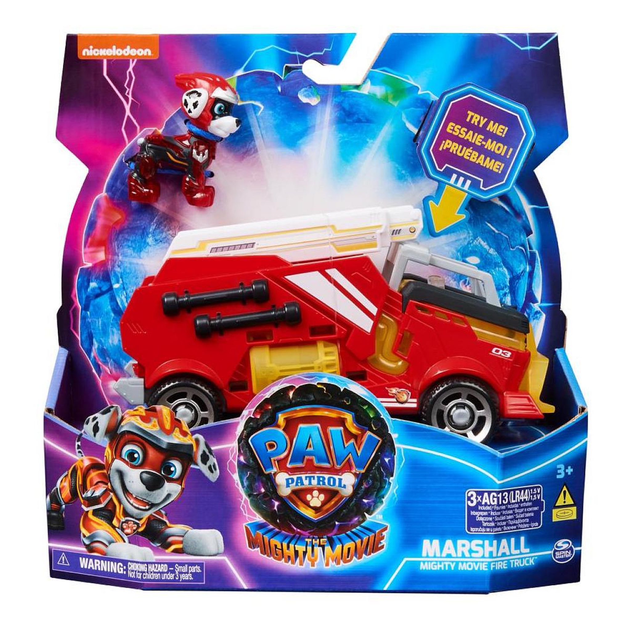 SpinMaster Vehicule + figurine marcus la super patrouille - le film