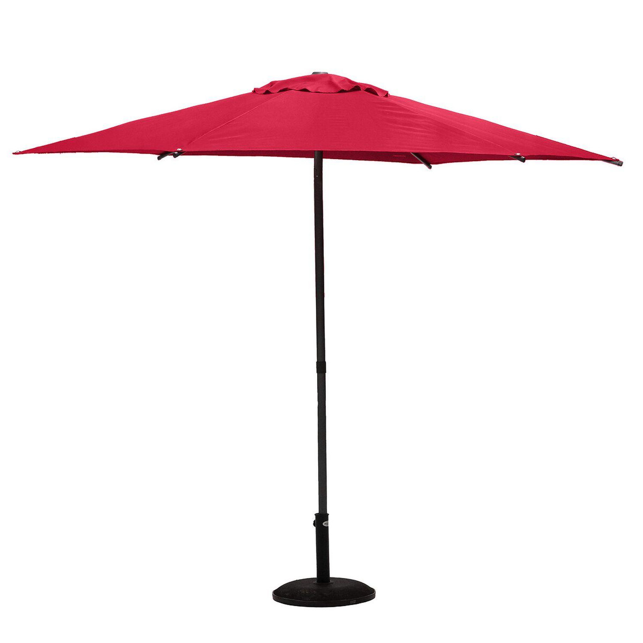 HESPERIDE Parasol Soya rond. Coloris disponibles : Gris, Marron