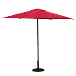 HESPERIDE Parasol Soya rond. Coloris disponibles : Rouge, Vert, Marron, Gris, Bleu