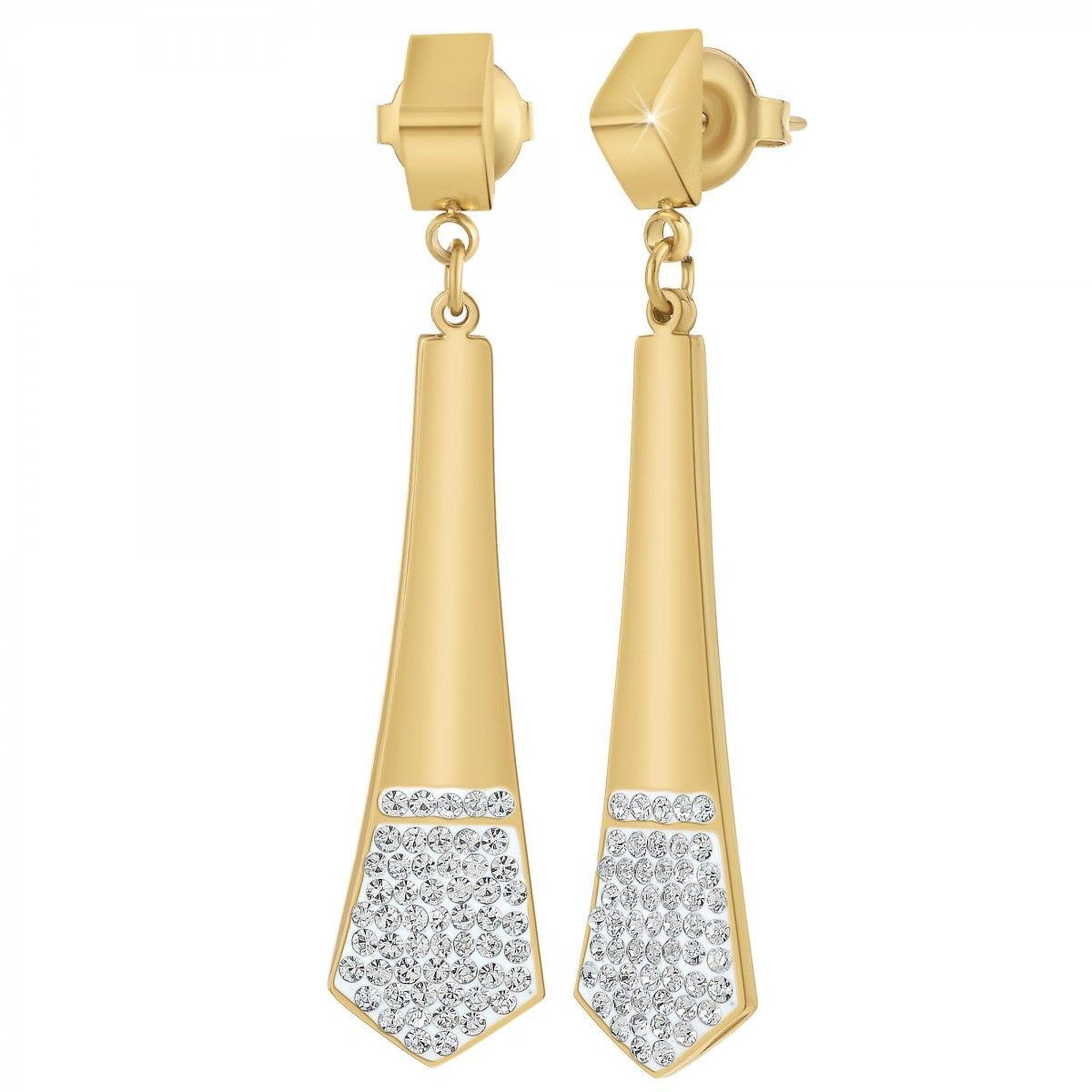 Voir la diapositive 1 : SC BOHEME Boucles d'oreilles SC Bohème ornées de Cristaux scintillants