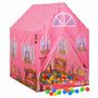 Voir la diapositive 2 : VIDAXL Tente de jeu pour enfants avec 250 balles Rose 69x94x104 cm