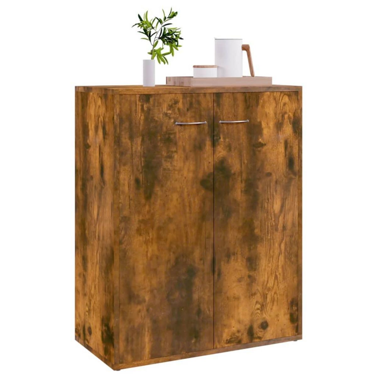 VIDAXL Buffet Chene fume 60x30x75 cm Bois d'ingenierie