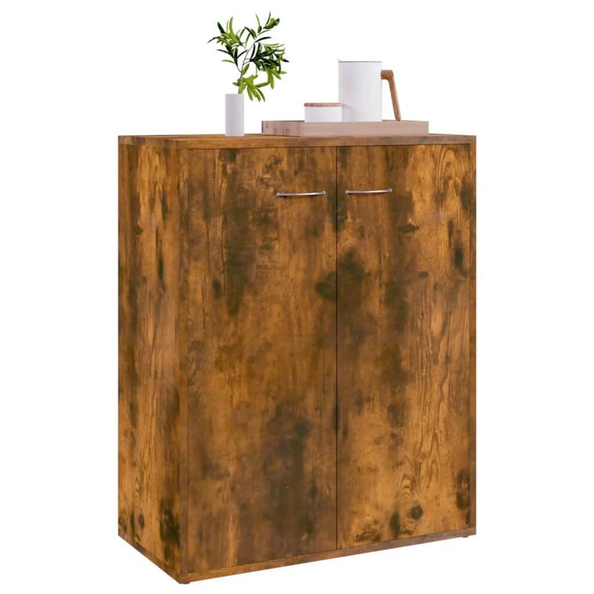 VIDAXL Buffet Chene fume 60x30x75 cm Bois d'ingenierie