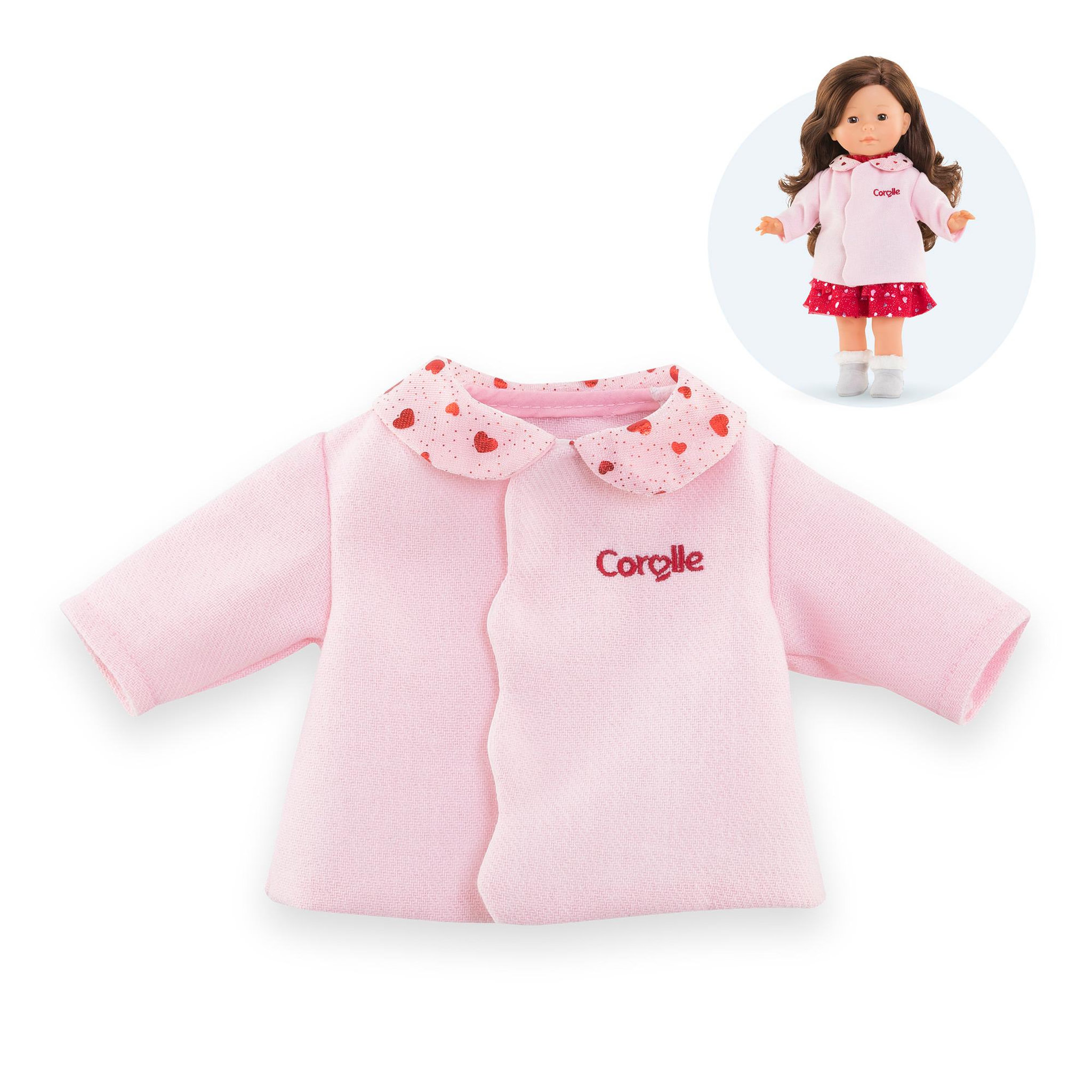 Corolle Manteau Pétales de Cœurs pour poupée ma Corolle