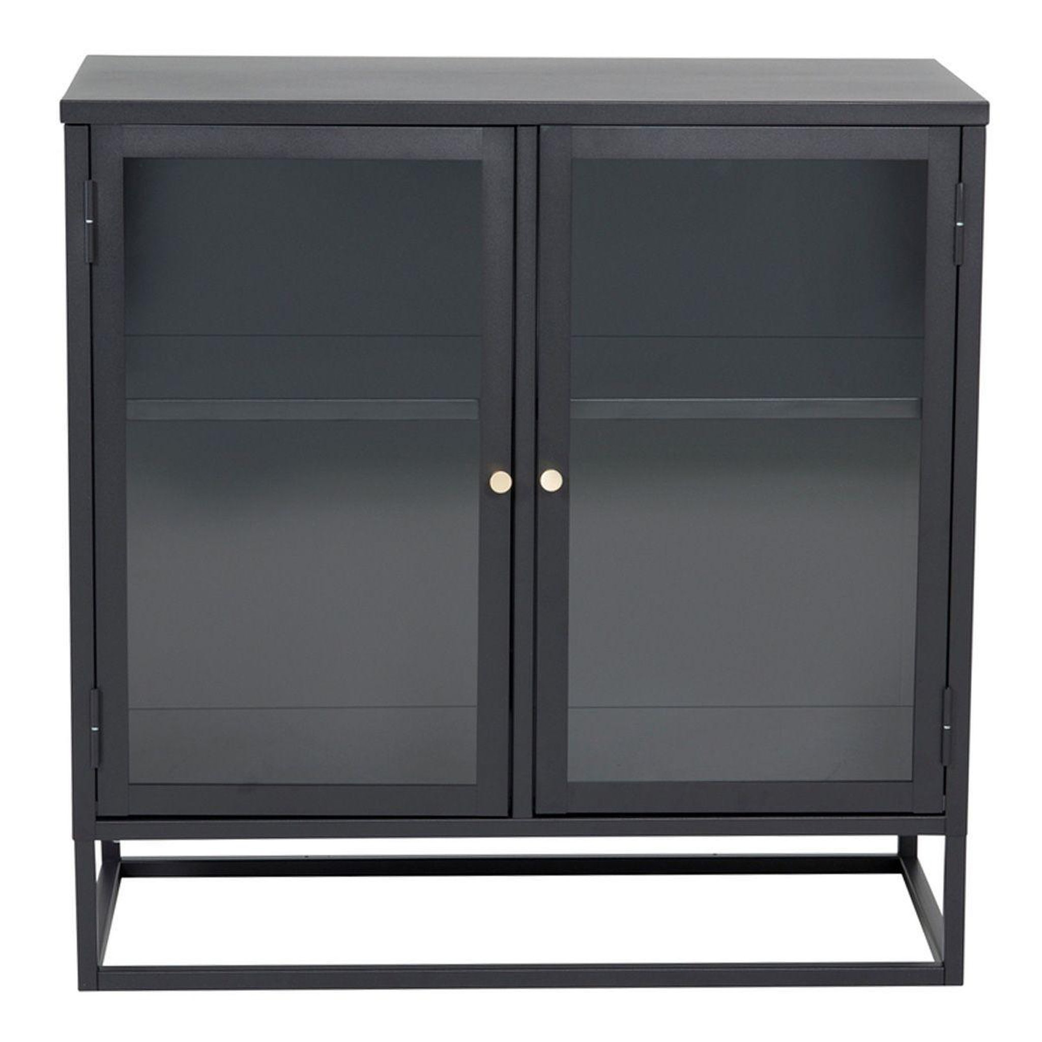 Paris Prix Vitrine 2 portes  bakal  85cm noir