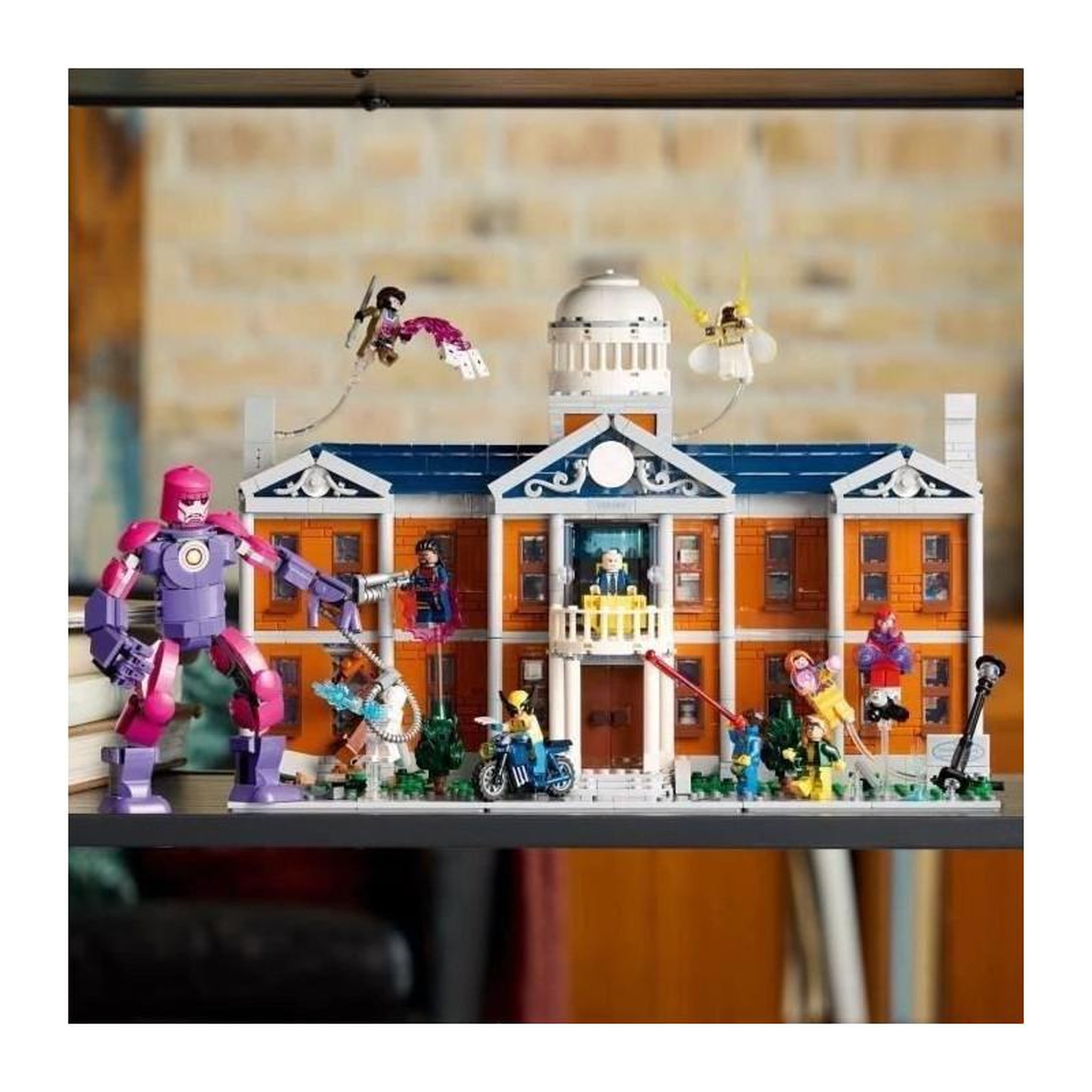 Voir la diapositive 3 : LEGO LEGO Marvel Les X-Men : l'institut Xavier - Set de construction pour adultes avec minifigurines dont Wolverine et Professeur X p