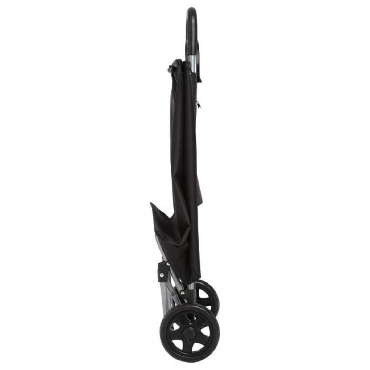 B BASIC & CO Chariot de Marché  Aquarelle  30L Noir