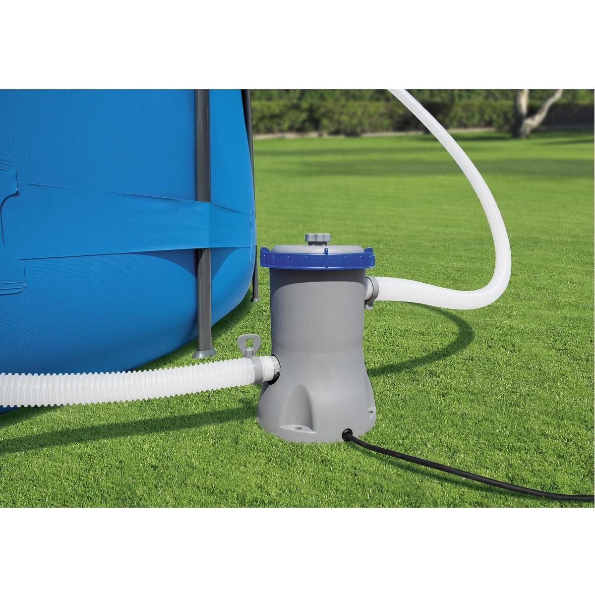 BESTWAY Filtre à cartouche pour piscines de 1,10 m3 à 14,30 m3