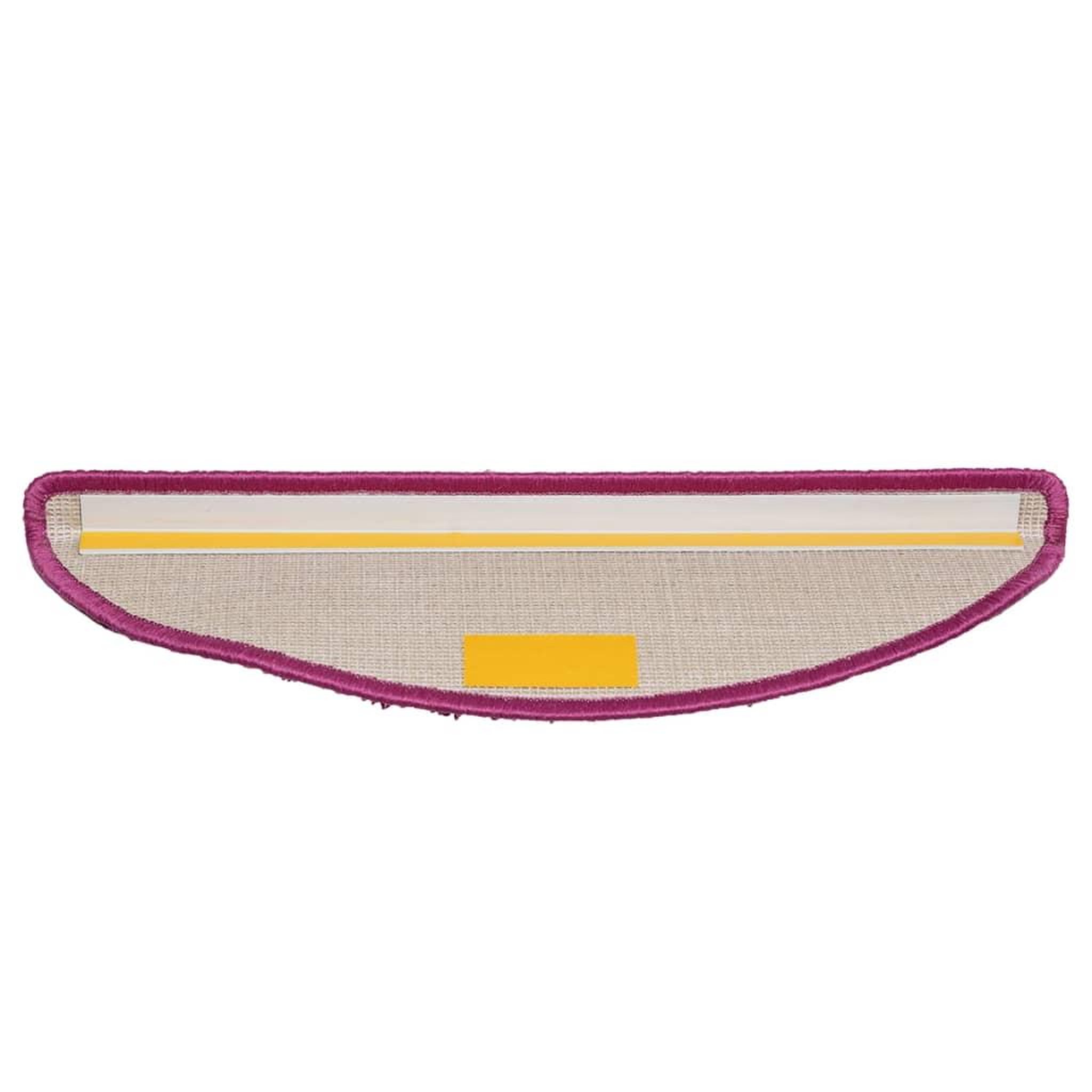 Voir la diapositive 5 : VIDAXL Tapis d'escalier 15 pcs violet 56x17x3 cm