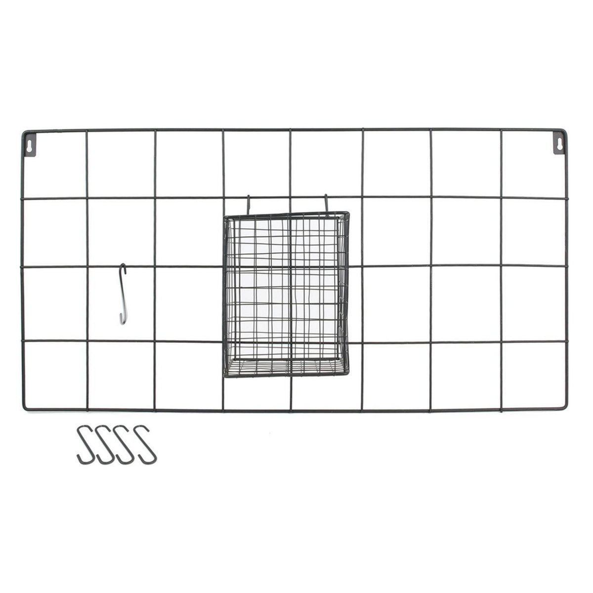 The Home Deco Factory Support mural filaire avec crochets