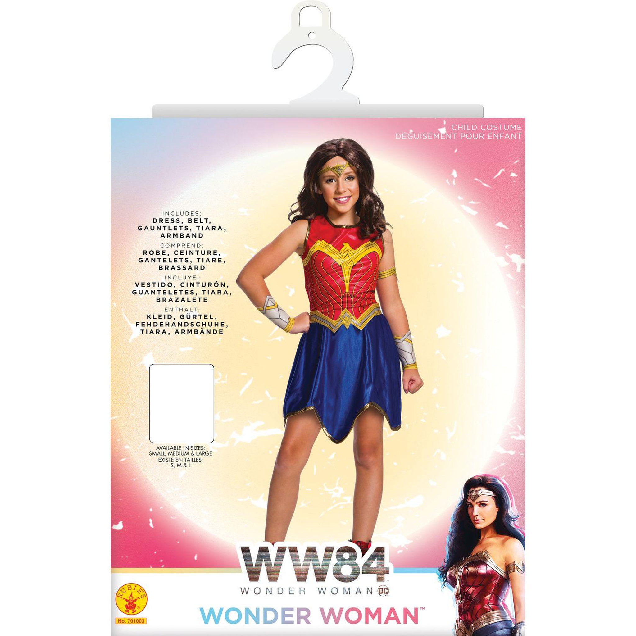 Voir la diapositive 1 : RUBIES Déguisement classique Wonder Woman 1984 - Taille M