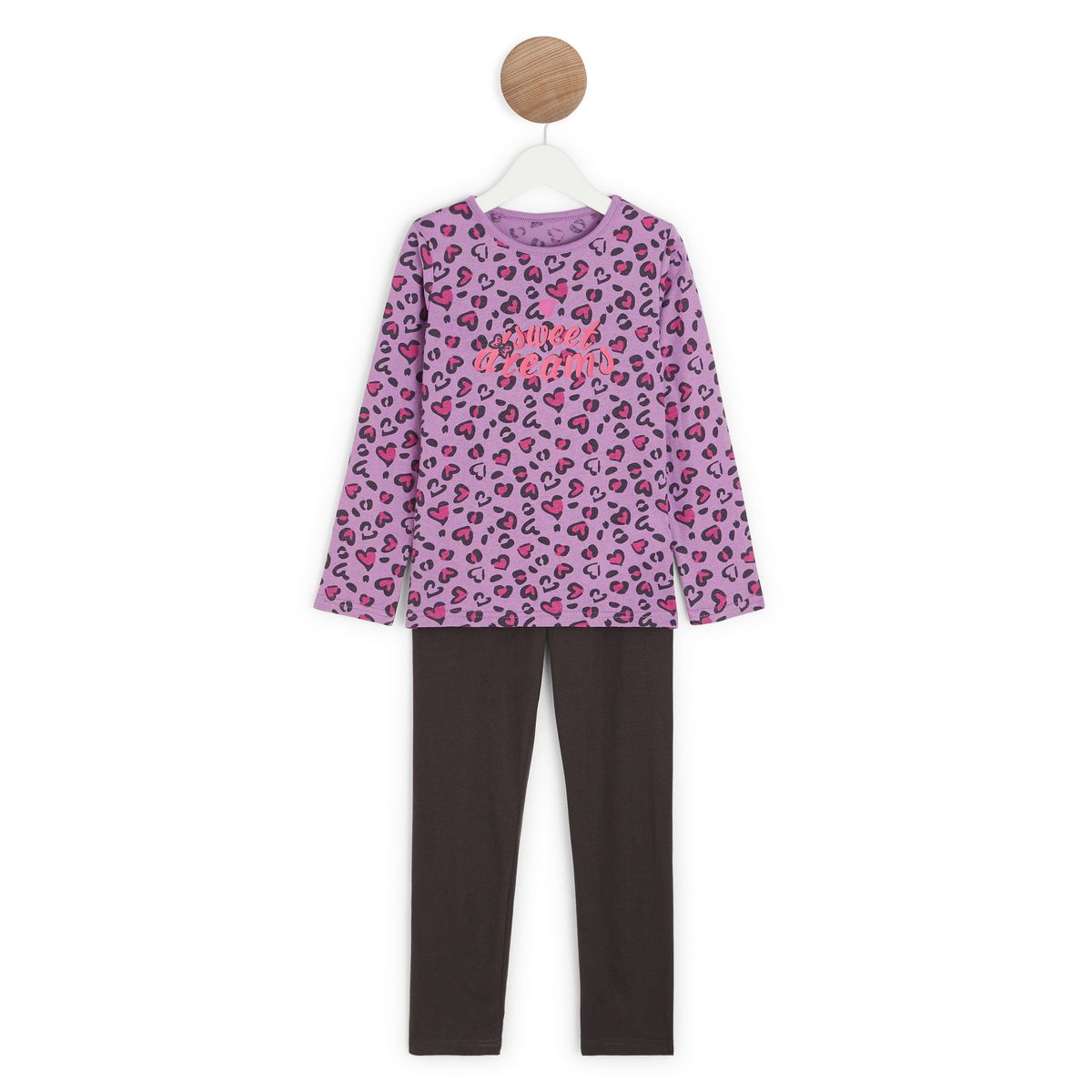 INEXTENSO Pyjama coeurs fille