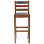 Voir la diapositive 2 : VIDAXL Tabourets de bar lot de 2 bois massif de recuperation