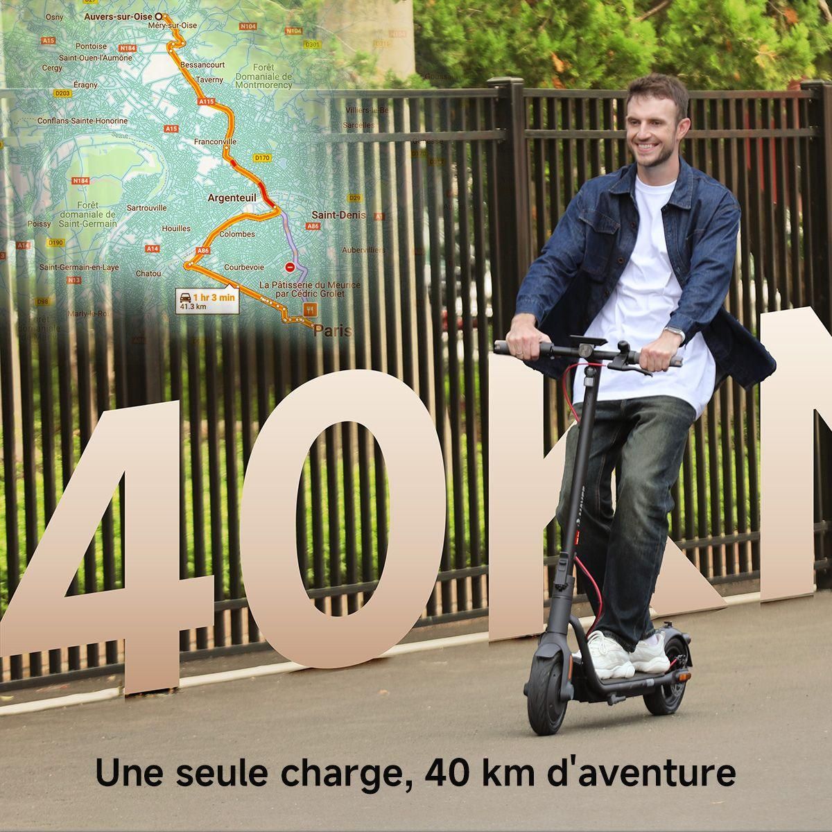 NAVEE Trottinette électrique V40I Pro Noir