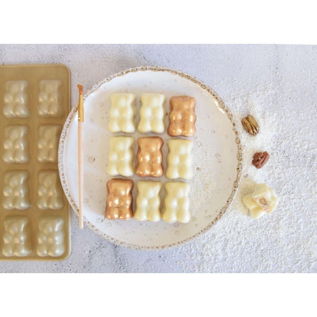 SCRAPCOOKING Moule à biscuits Oursons gold limited edition