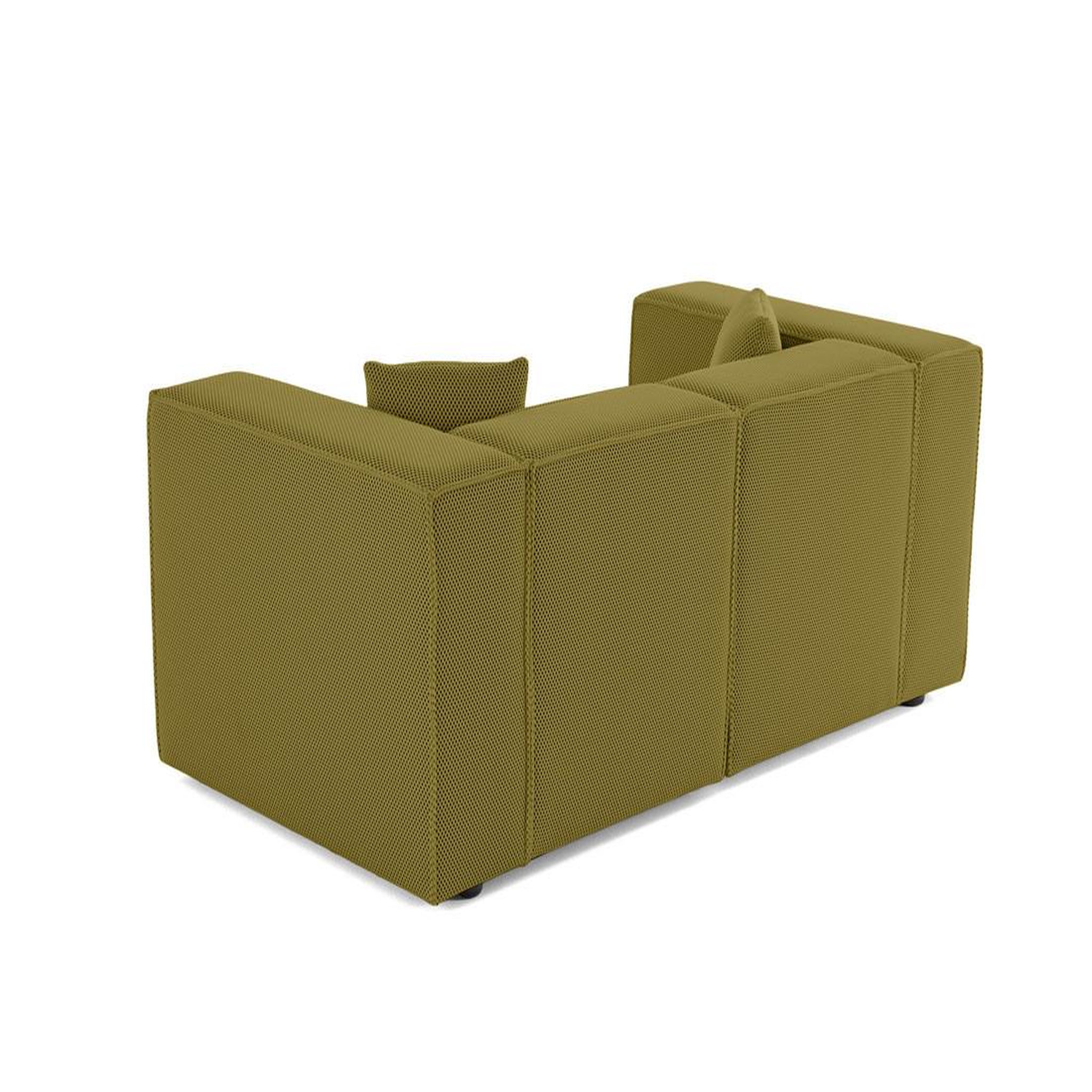 Voir la diapositive 5 : LISA DESIGN Arty - canapé modulable 2 places - en tissu mailles 3d