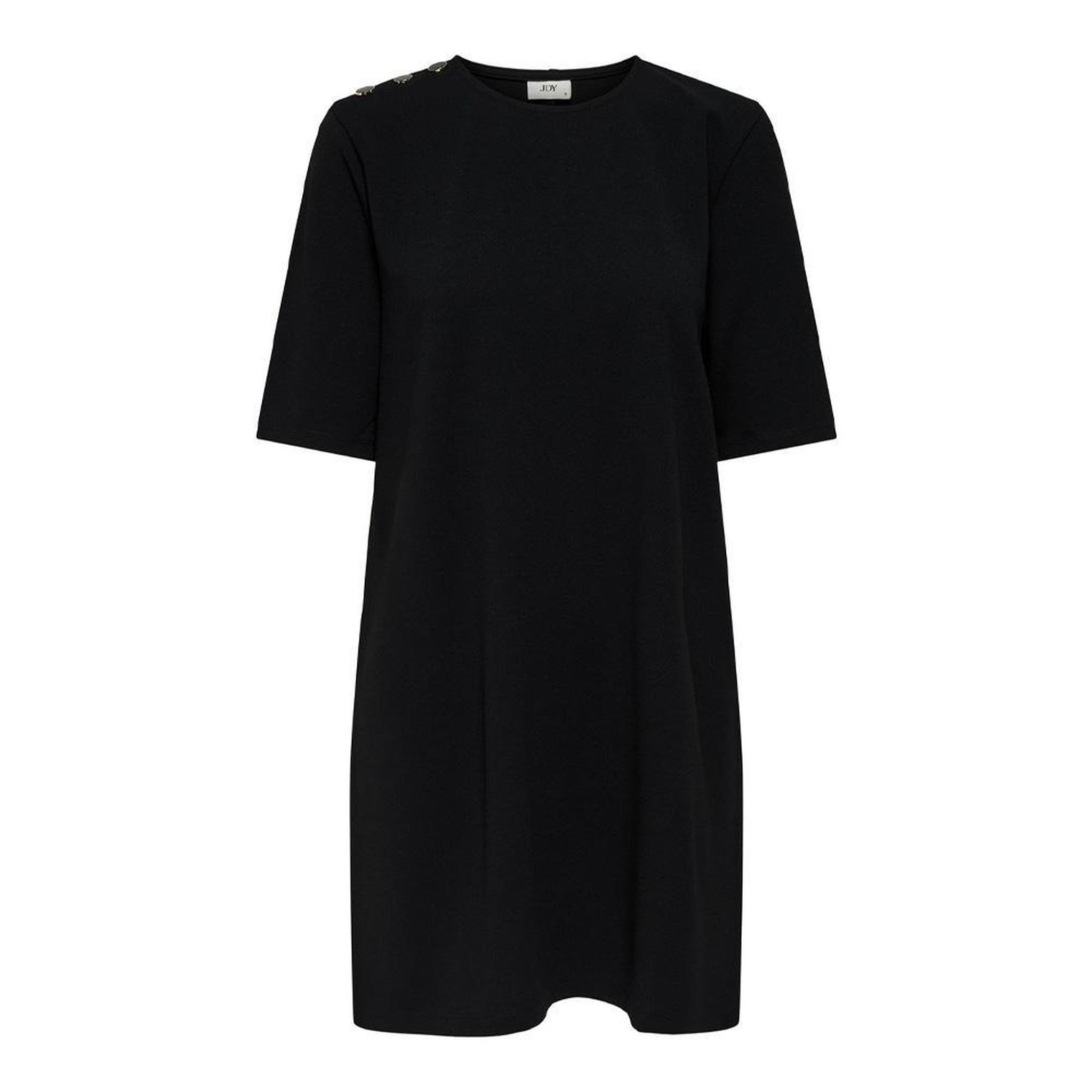 Voir la diapositive 1 : JACQUELINE DE YONG Robe Droite Noir Femme JDY Life Button