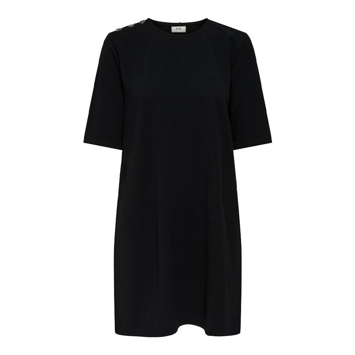 JACQUELINE DE YONG Robe Droite Noir Femme JDY Life Button