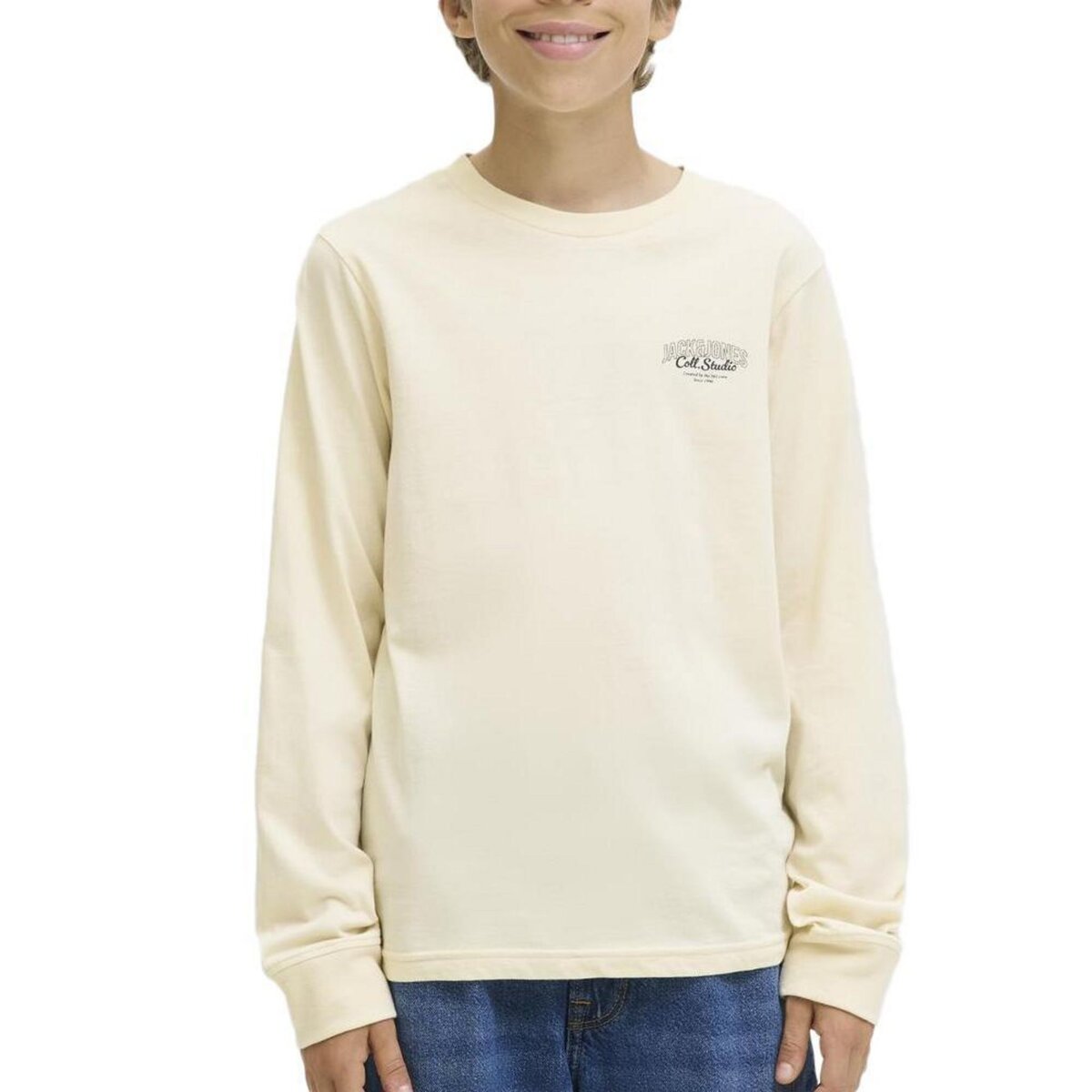 Jack & Jones T Shirt Manches Longues  Garçon Jack & Jones Makoto