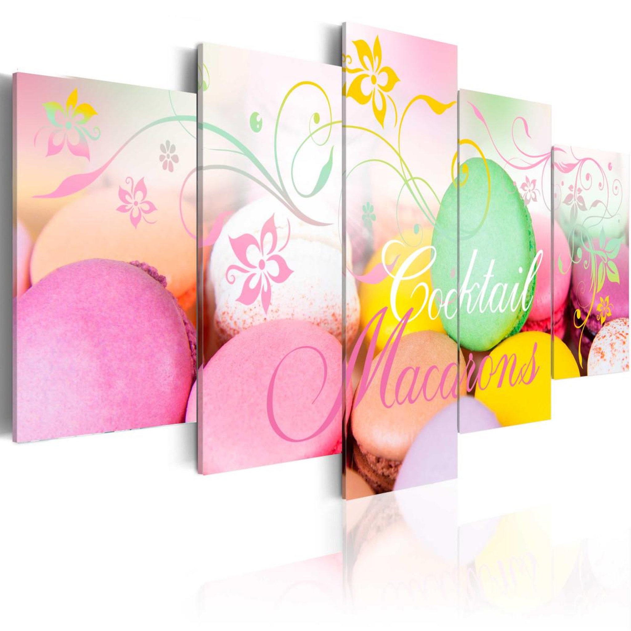 Paris Prix Tableau imprimé  macarons. Coloris disponibles : Multicolore