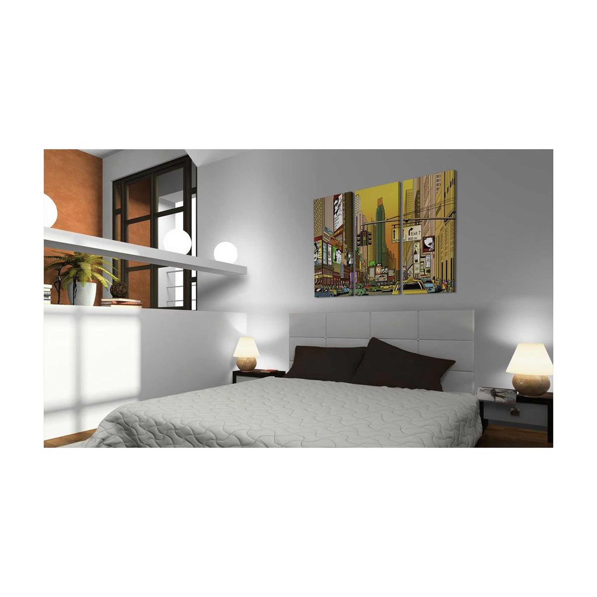 Voir la diapositive 2 : Paris Prix Tableau imprimé  cartoon nyc