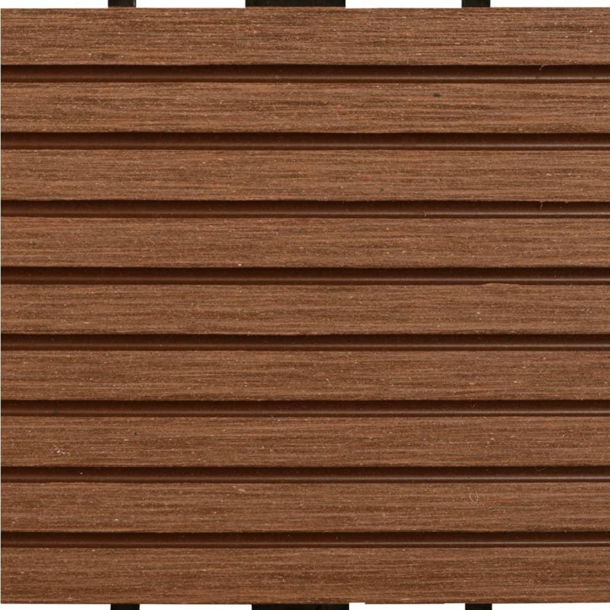 VIDAXL Carreaux de terrasse WPC 30x30 cm 11 pcs 1 m2 Marron