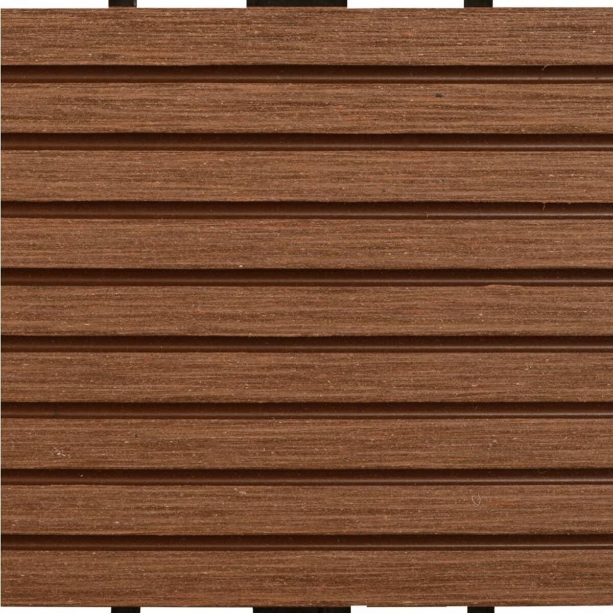VIDAXL Carreaux de terrasse WPC 30x30 cm 11 pcs 1 m2 Marron