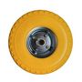 Voir la diapositive 2 :  Roue increvable jaune 10  260 x 85mm alésage 20mm