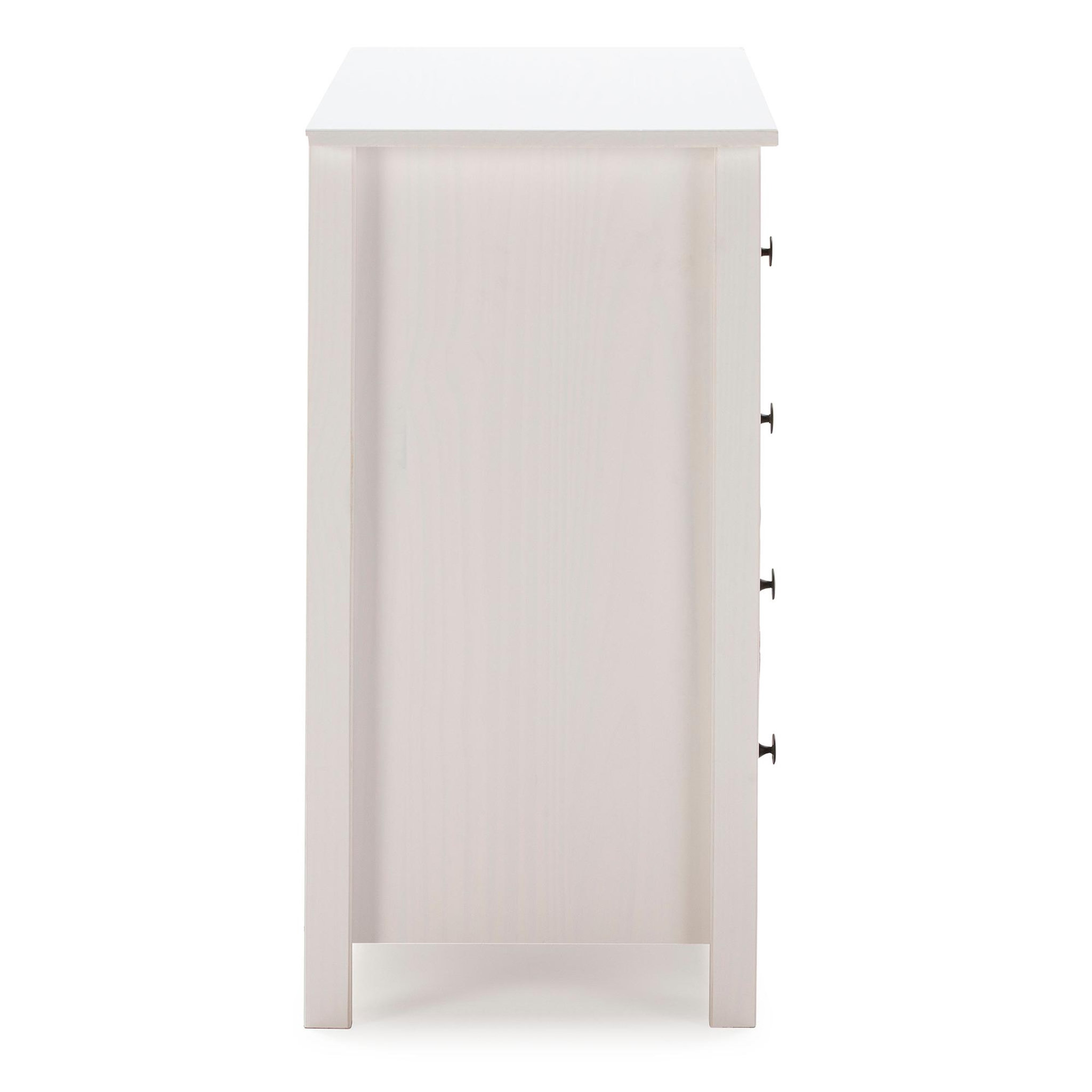 Voir la diapositive 4 : VS VENTA-STOCK Commode 5 tiroirs Magda dans les tiroirs Blanc et Multicolores, 79 cm Longueur