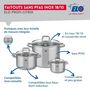 Voir la diapositive 3 : ELO Ensemble de 2 Poêles de cuisson 28 et 32 cm et 3 faitouts 14, 20 et 26 cm Elo Profi Citrin