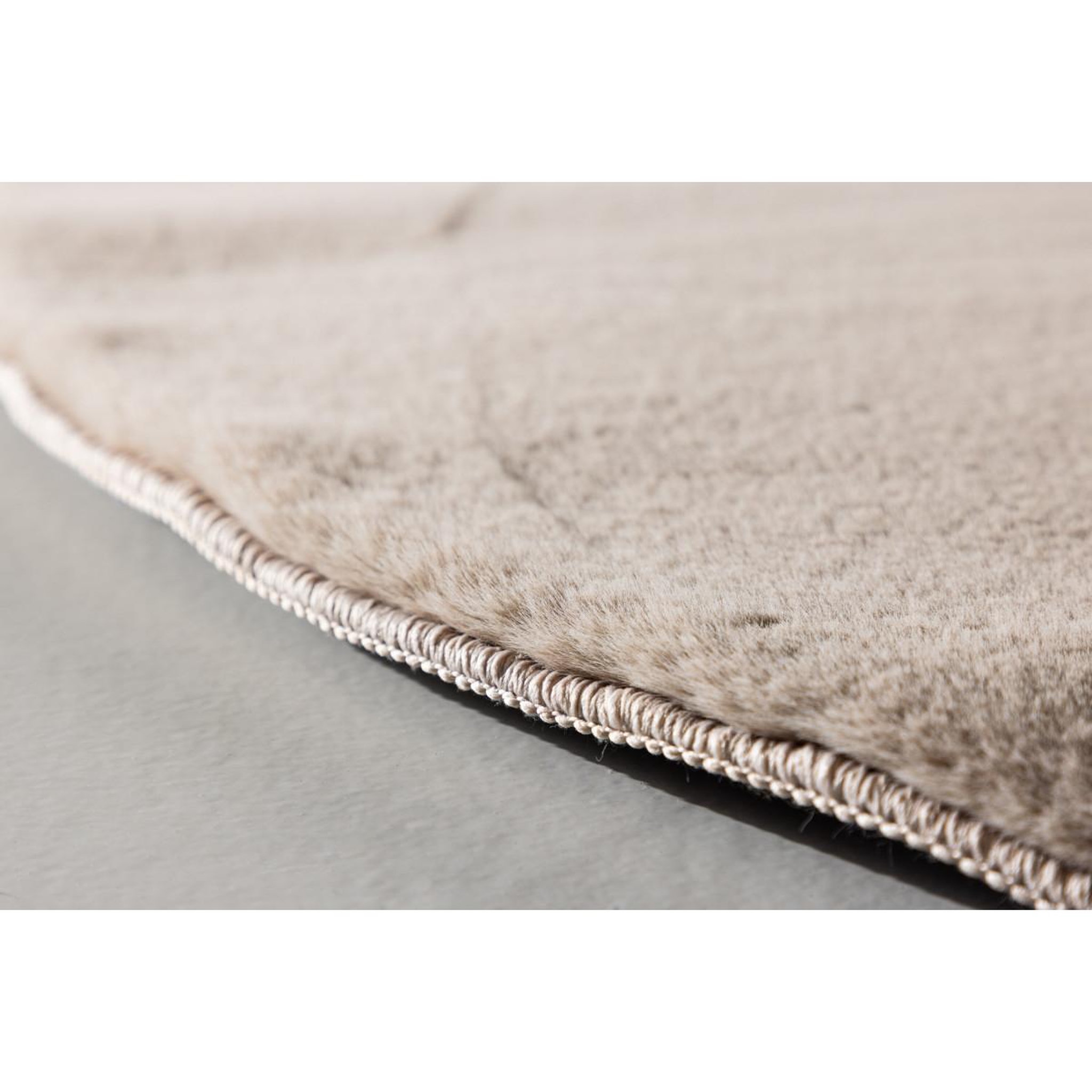 Voir la diapositive 5 : Paris Prix Tapis Déco Rond  Leni  200cm Beige