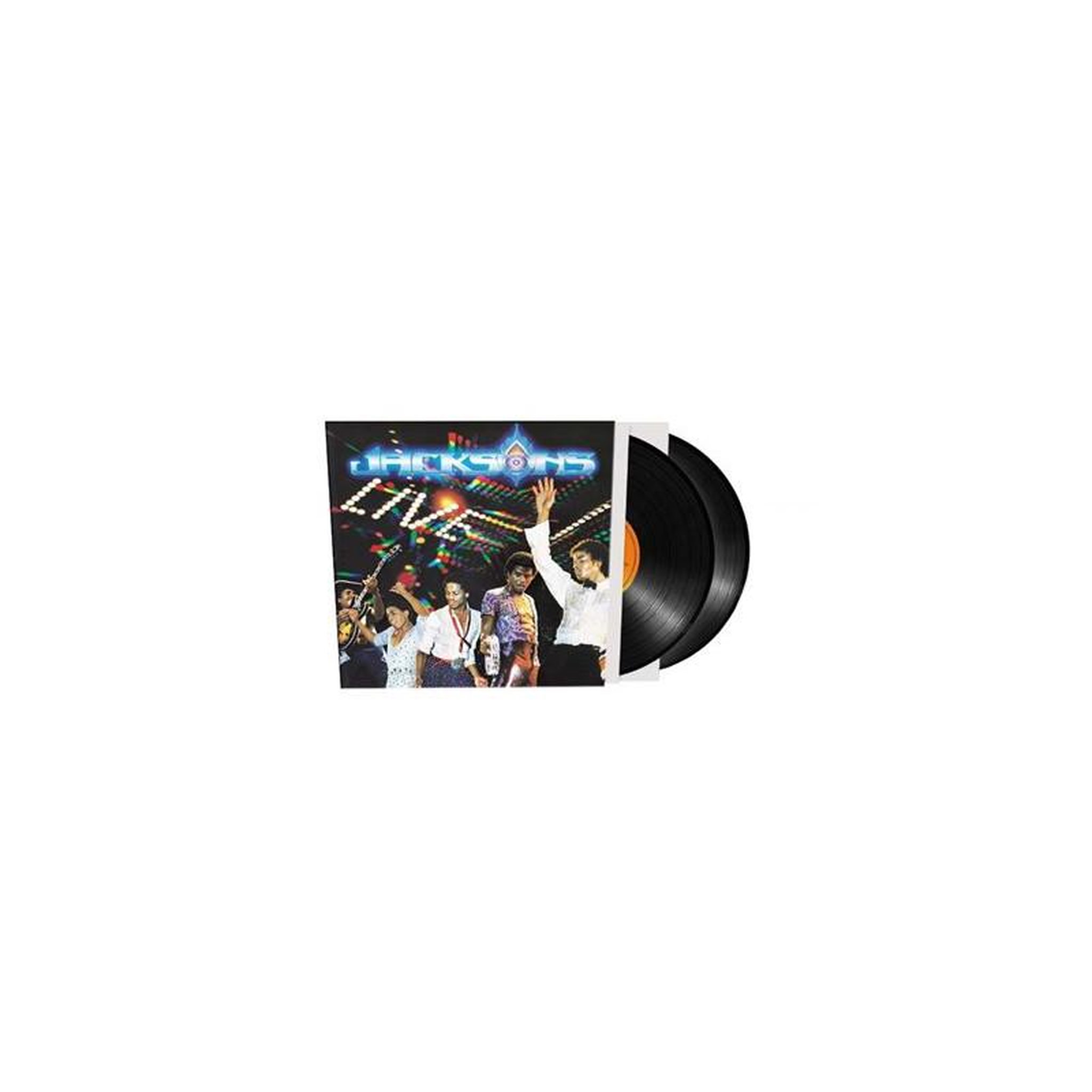 Vinyle double album the jacksons live (triumph tour 1981) édition reissue sur vinyle noir 2 lp, pop