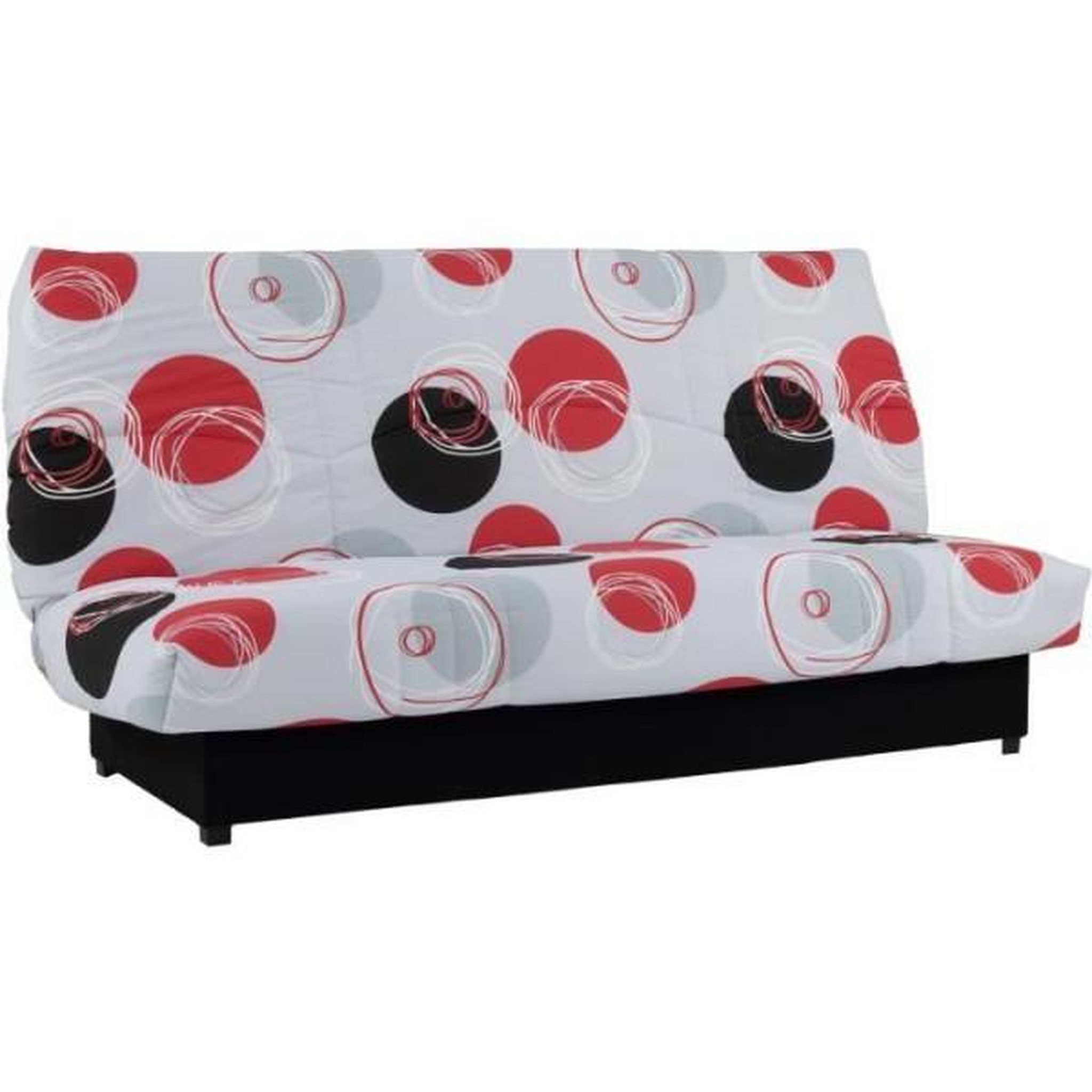 Voir la diapositive 3 : N/A Banquette clic-clac - 3 places - Planete Gris - 190 x 90 x 92 cm - PIXIE