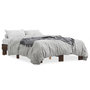Voir la diapositive 2 : VIDAXL Cadre de lit sans matelas chene marron 120x200 cm