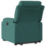 Voir la diapositive 4 : VIDAXL Fauteuil inclinable vert fonce tissu