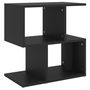 Voir la diapositive 2 : VIDAXL Table de chevet noir 50x30x51,5 cm bois d'ingenierie