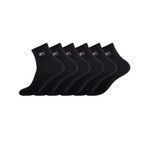 FILA Lot de 6 Paires de Chaussettes Lowcuts homme. Coloris disponibles : Noir