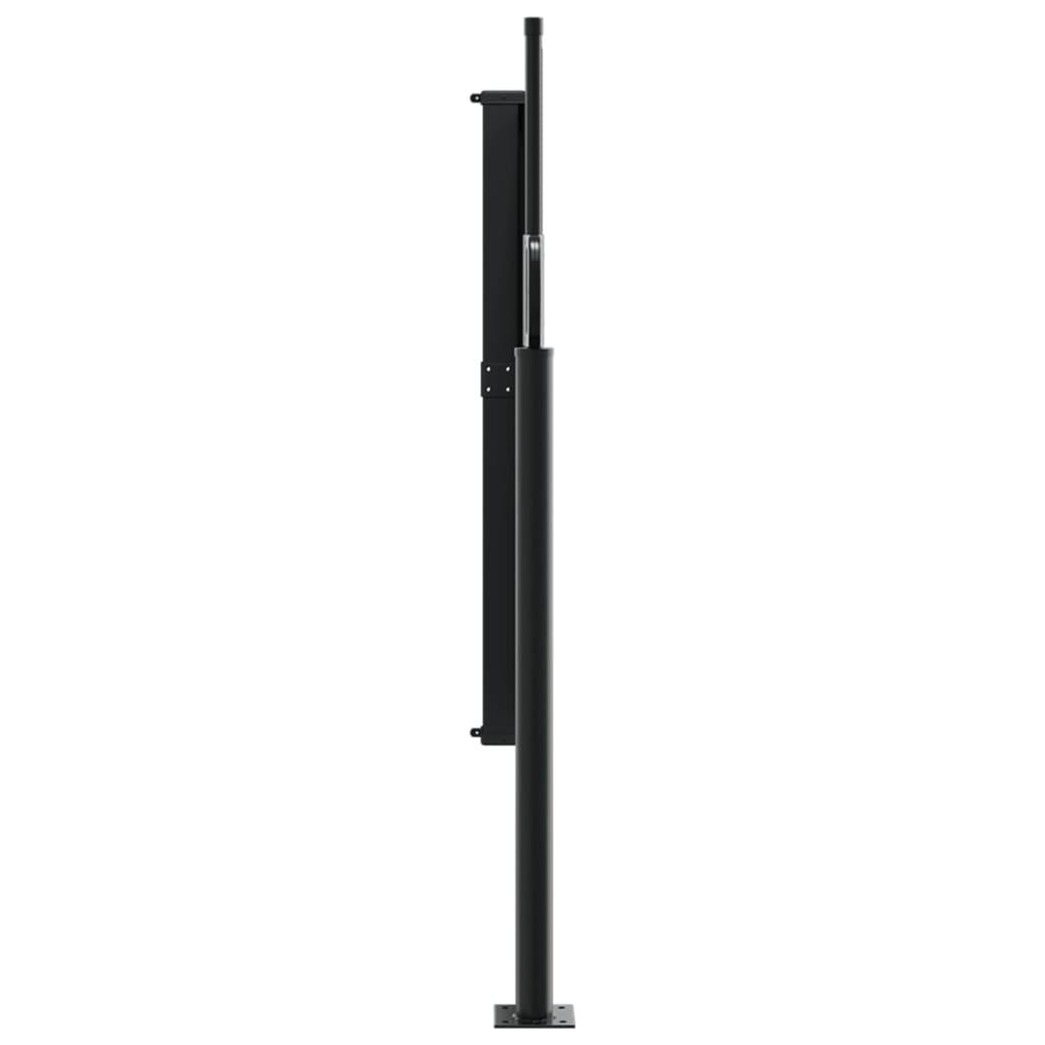 Voir la diapositive 4 : VIDAXL Auvent lateral retractable rouge 140x600 cm