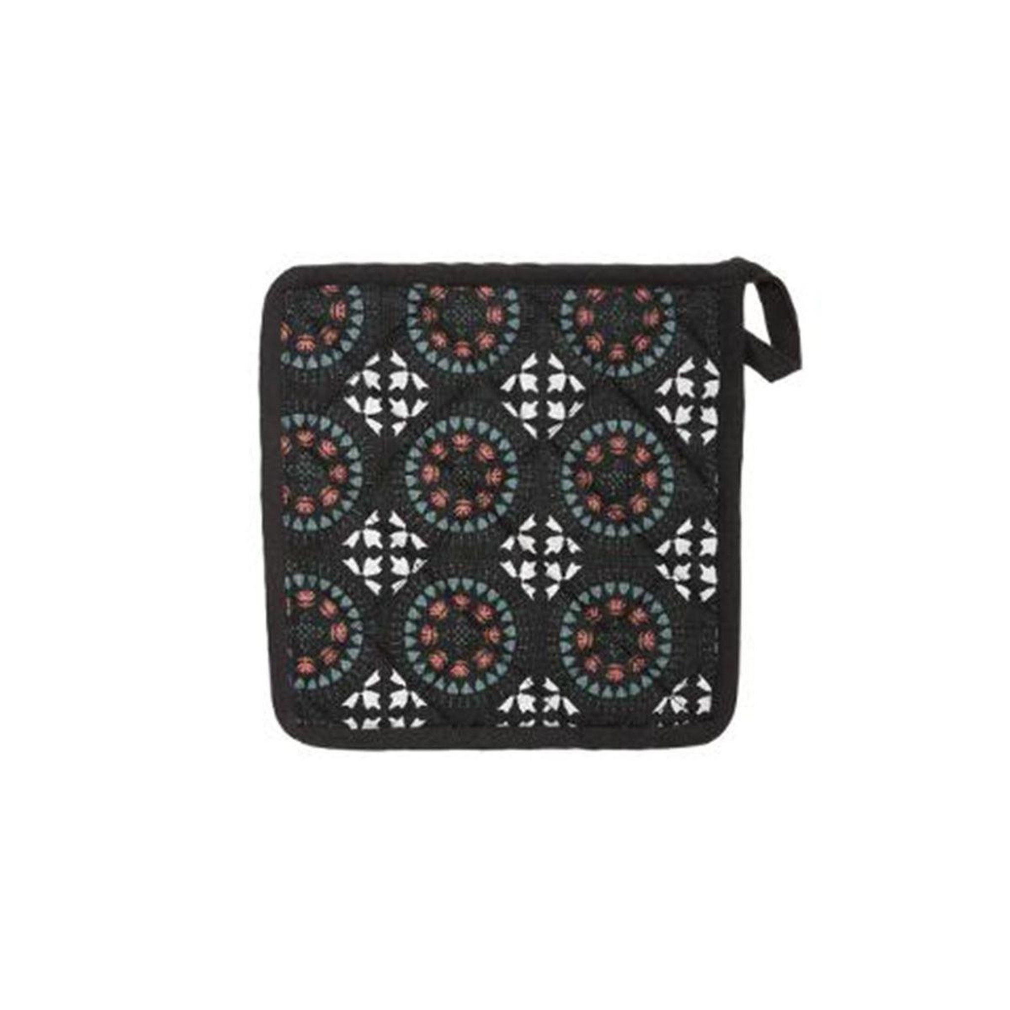 Voir la diapositive 2 : ATMOSPHERA Gant & manique en coton  house  32cm gris