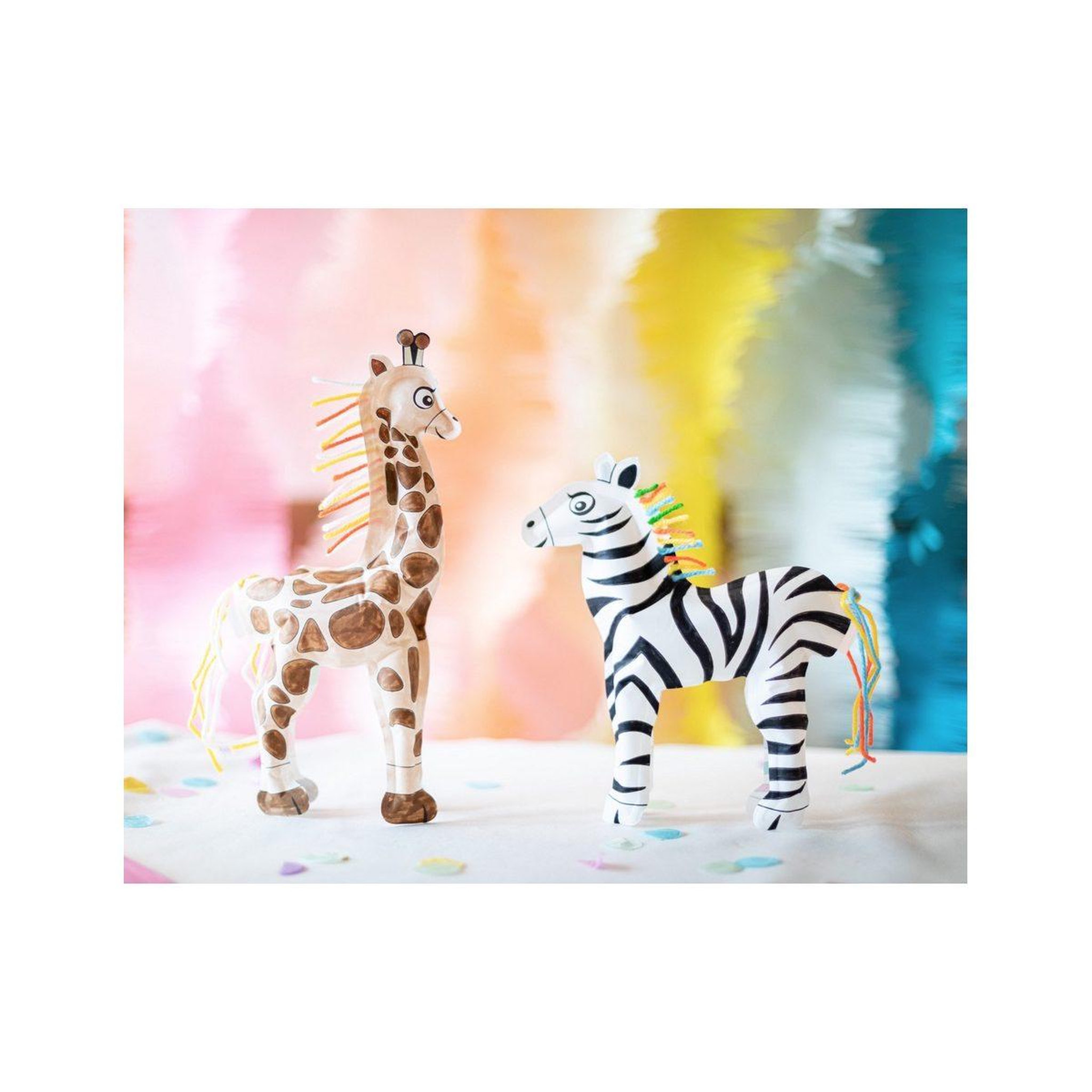 ARA CREATIVE 6 coloriage gonflable – party pack safari