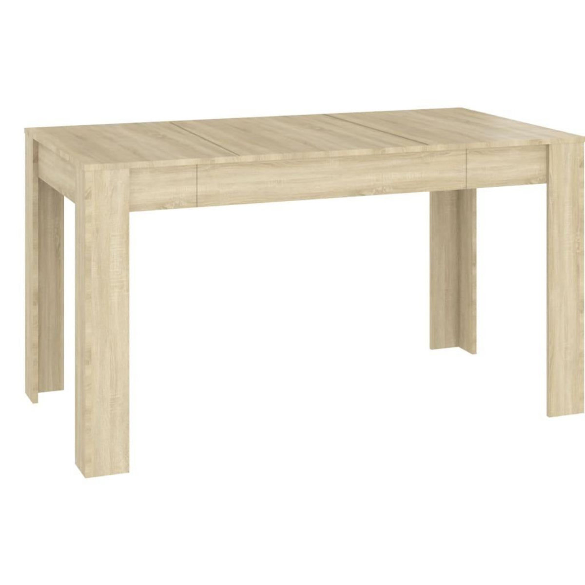 VIDAXL Table a manger Chene sonoma 140x74,5x76 cm Bois d'ingenierie