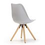 Voir la diapositive 4 : VS VENTA-STOCK Set de 2 chaises Salle à Manger Jeff Style Nordique Gris, 54 cm x 49 cm x 84 cm