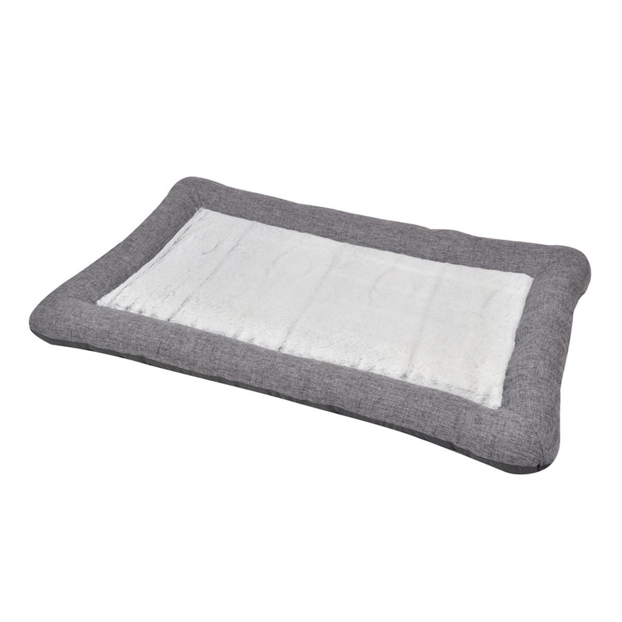 Voir la diapositive 1 : LOVE STORY Coussin pour chien & chat  cocoon  90cm gris