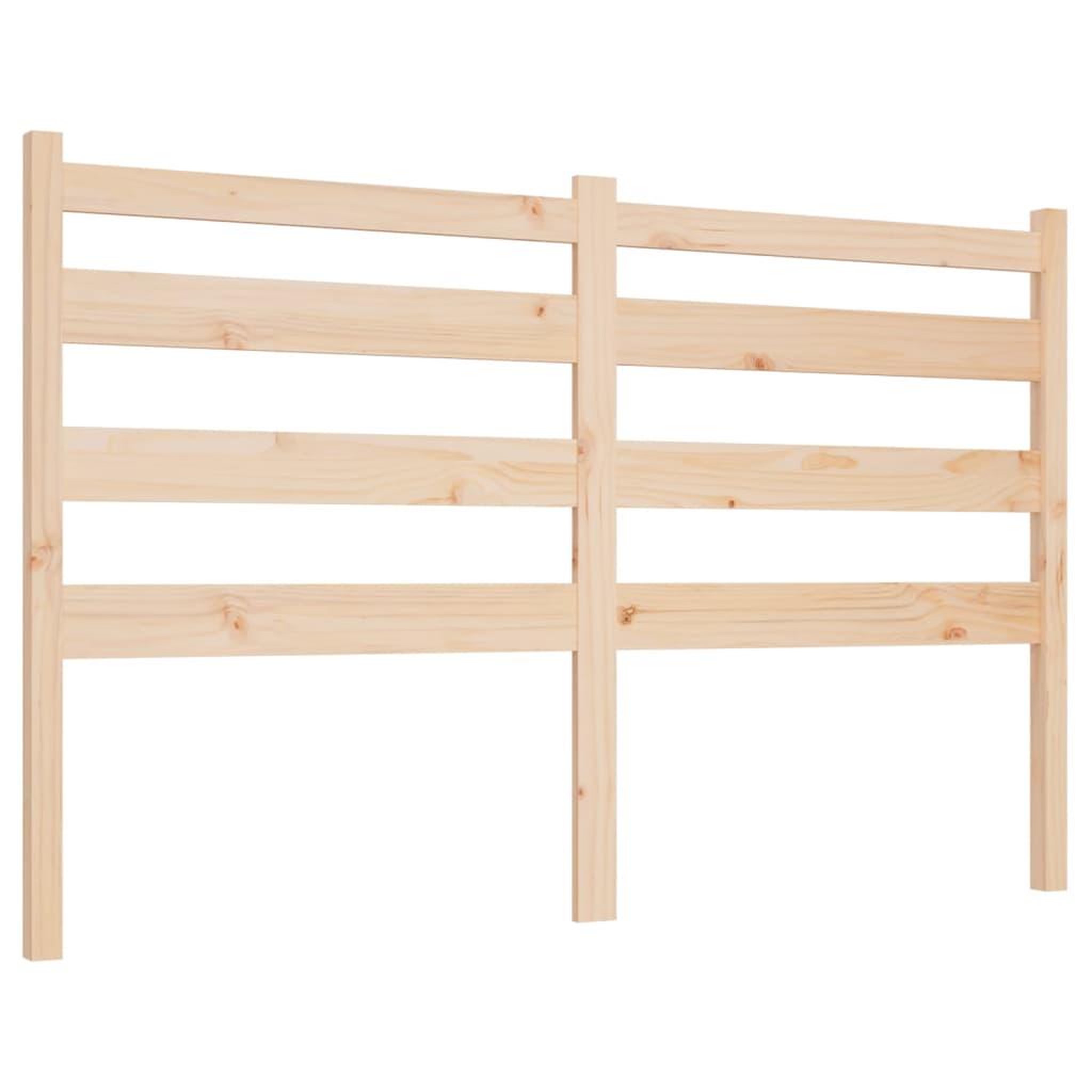 Voir la diapositive 2 : VIDAXL Tete de lit 146x4x100 cm Bois massif de pin