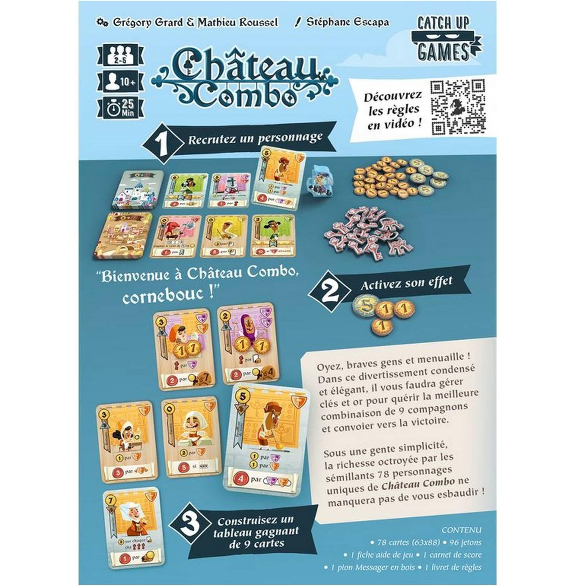 Voir la diapositive 5 : Blackrock Editions Chateau Combo - jeu de strategie