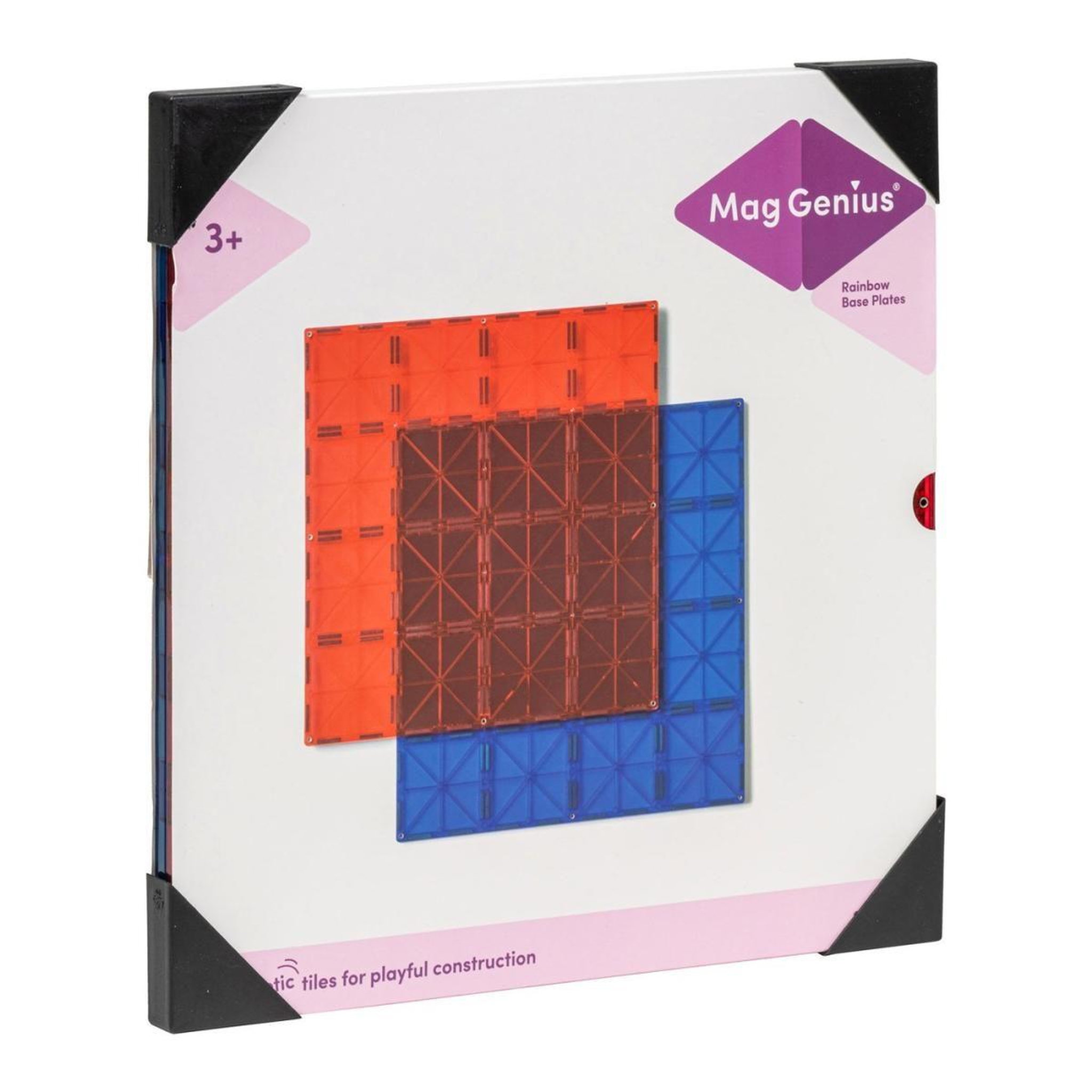 Voir la diapositive 2 : MAGGENIUS Blocs de construction magnétiques — plaques de base — 2 pièces