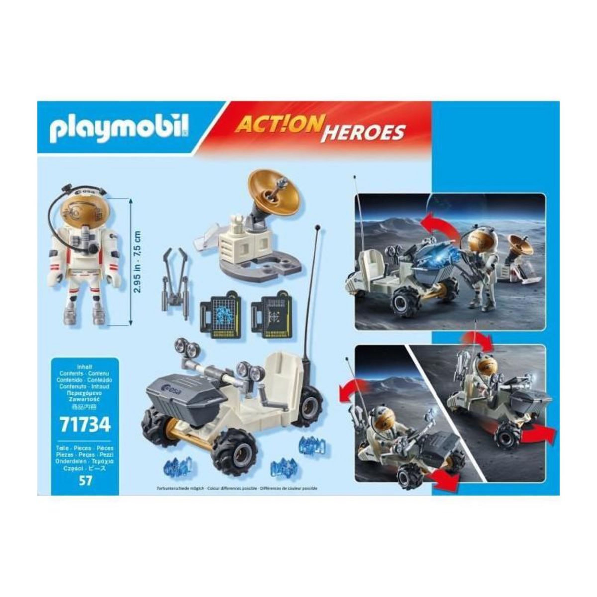 PLAYMOBIL 71734 - Mission d'analyse de roches  and  astronaute
