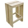 Voir la diapositive 2 : VIDAXL Tabourets de bar d'exterieur lot de 2 Pin impregne